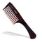 AGARO Hand Made Cellulose Acetate Comb HMC77, All Fine Tooth Dressing Comb, Smooth Rounded Teeth, Hair Styling, Hair Brushing, Hair Dressing, Brown